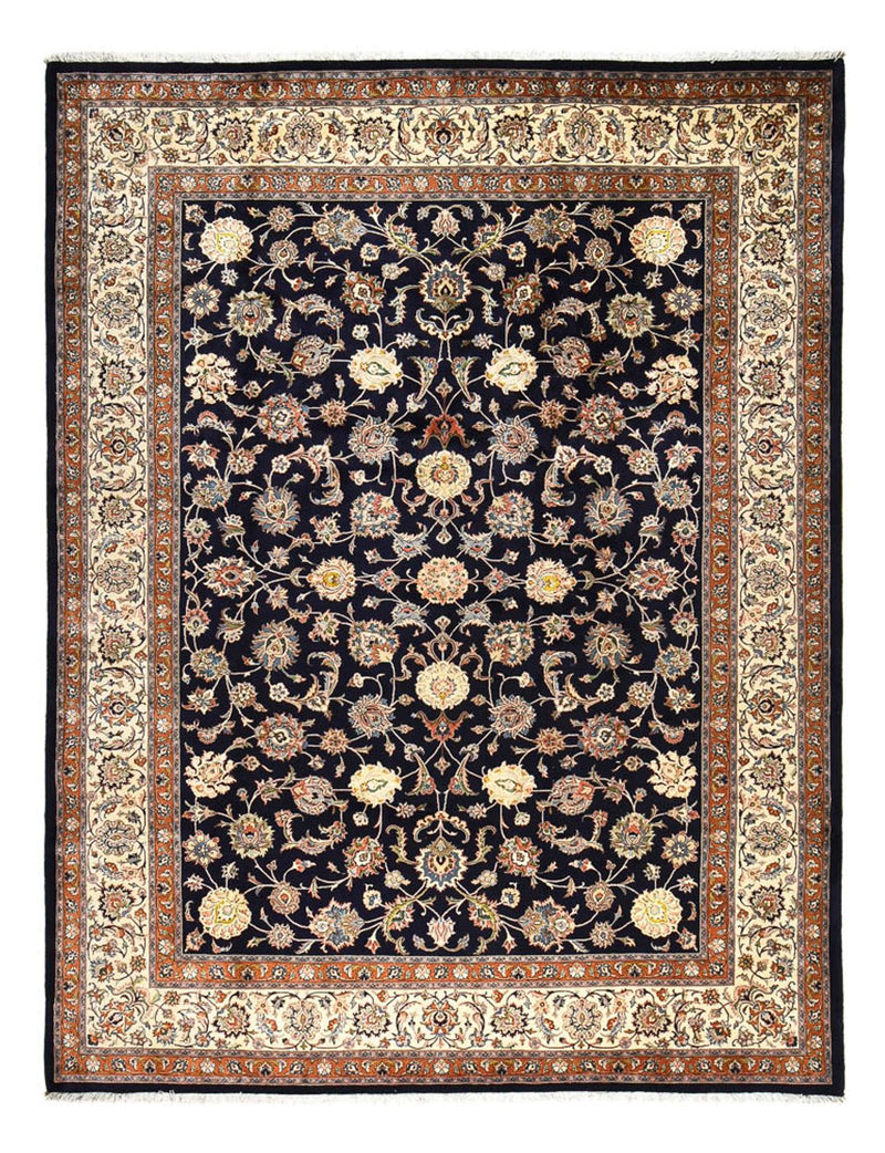 Persisk tæppe - Classic - Royal - 394 x 304 cm - mørkeblå