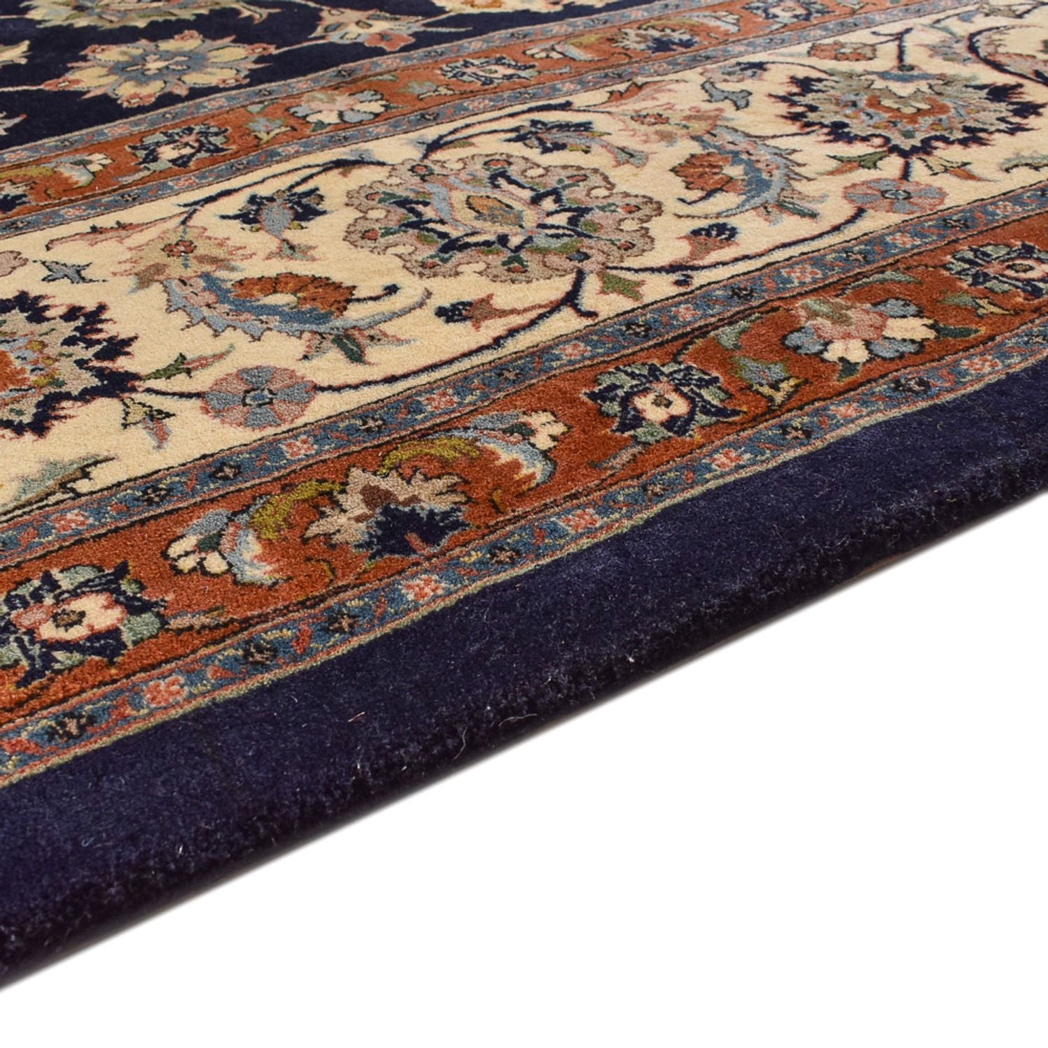 Persisk tæppe - Classic - Royal - 394 x 304 cm - mørkeblå