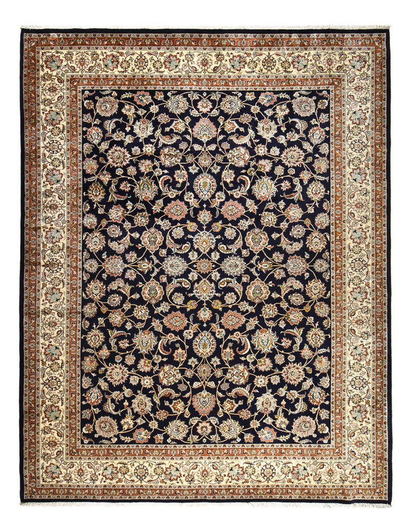 Persisk tæppe - Classic - Royal - 390 x 300 cm - mørkeblå