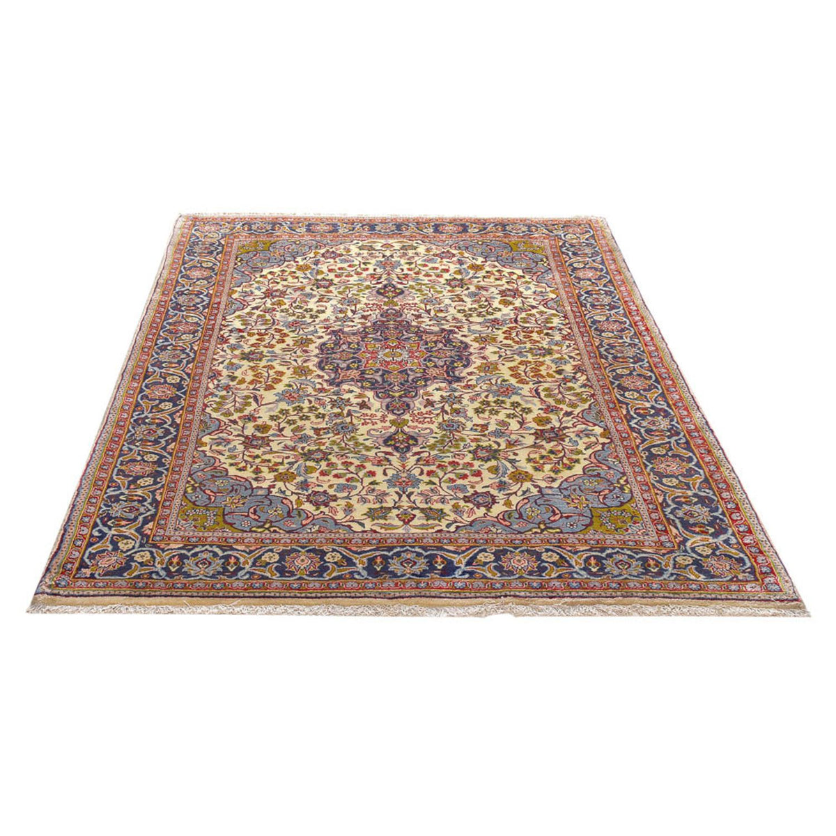 Persisk tæppe - Classic - 204 x 130 cm - lys beige