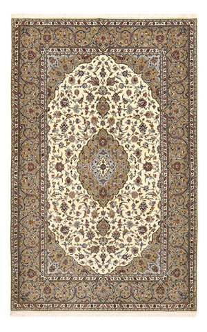 Persisk tæppe - Keshan - 225 x 142 cm - sand