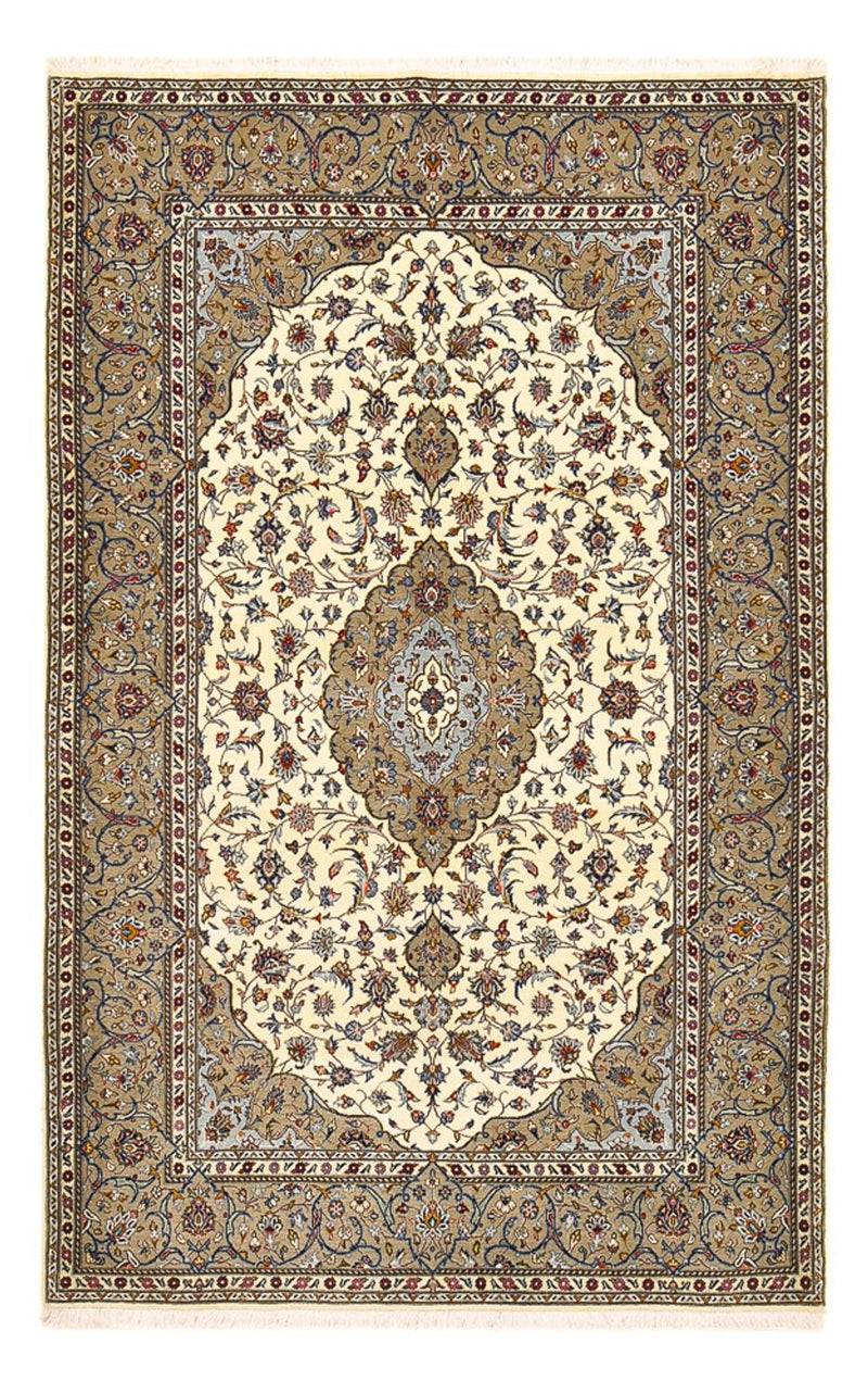 Persisk tæppe - Keshan - 225 x 142 cm - sand