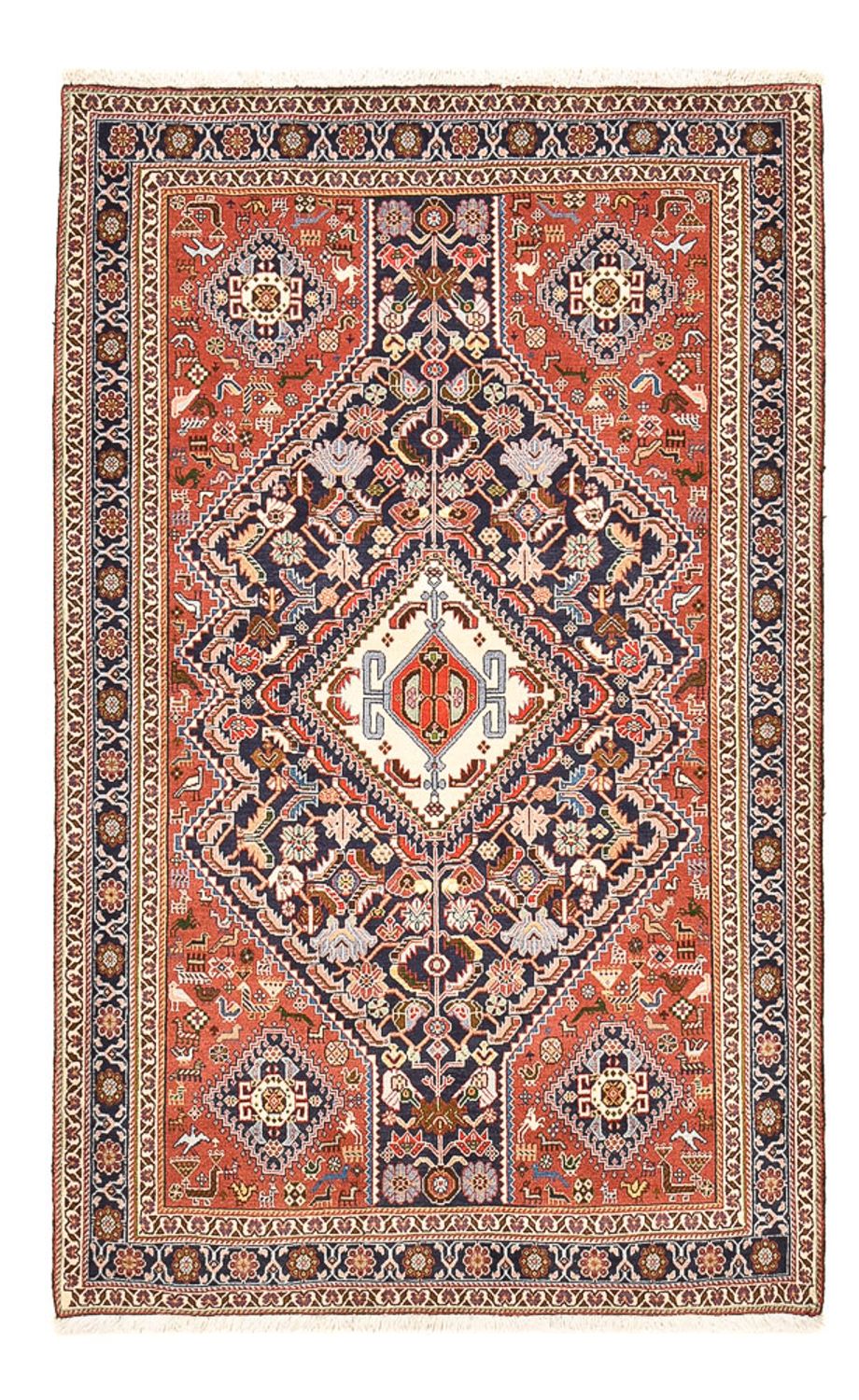 Gabbeh-tæppe - Kashkuli Persisk - 191 x 120 cm - flerfarvet