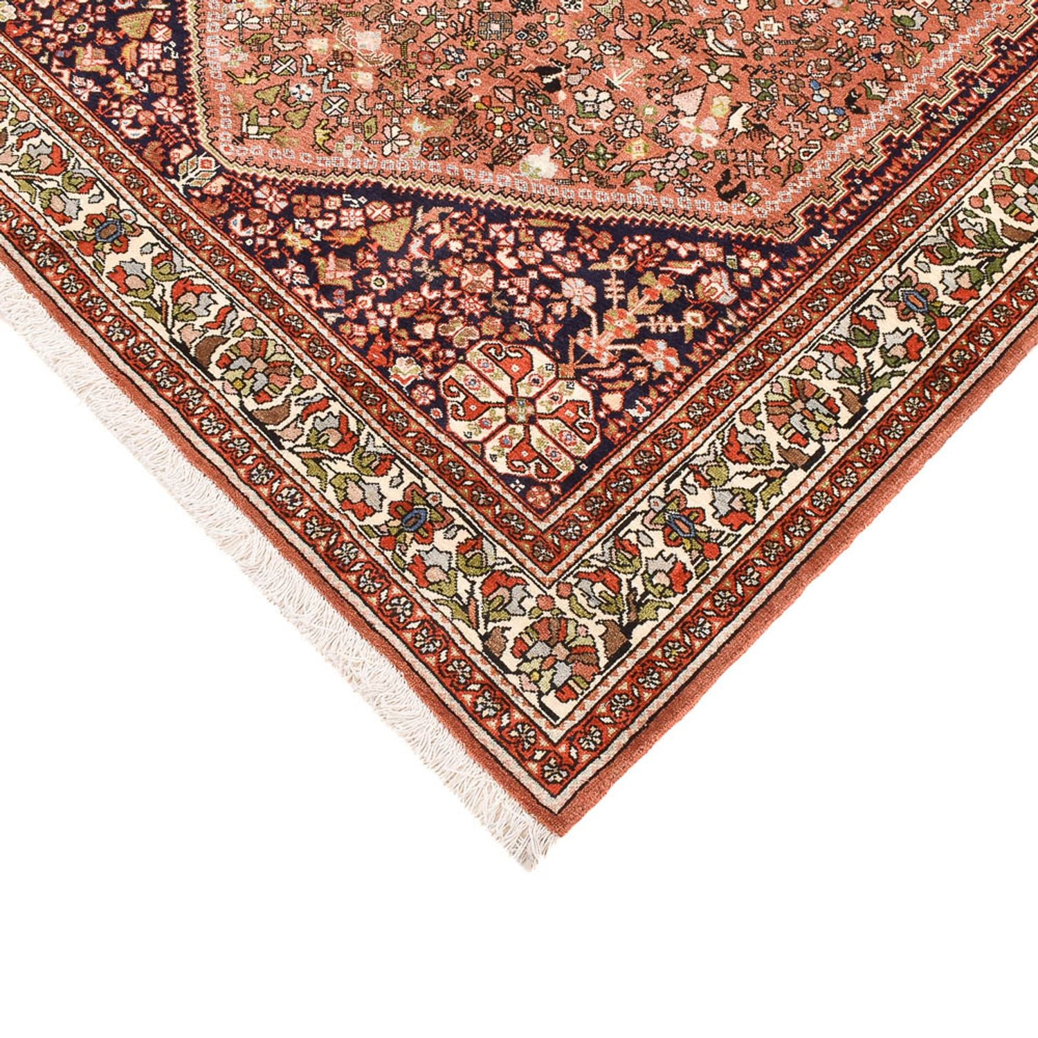 Gabbeh-tæppe - Kashkuli Persisk - 205 x 153 cm - lysrød