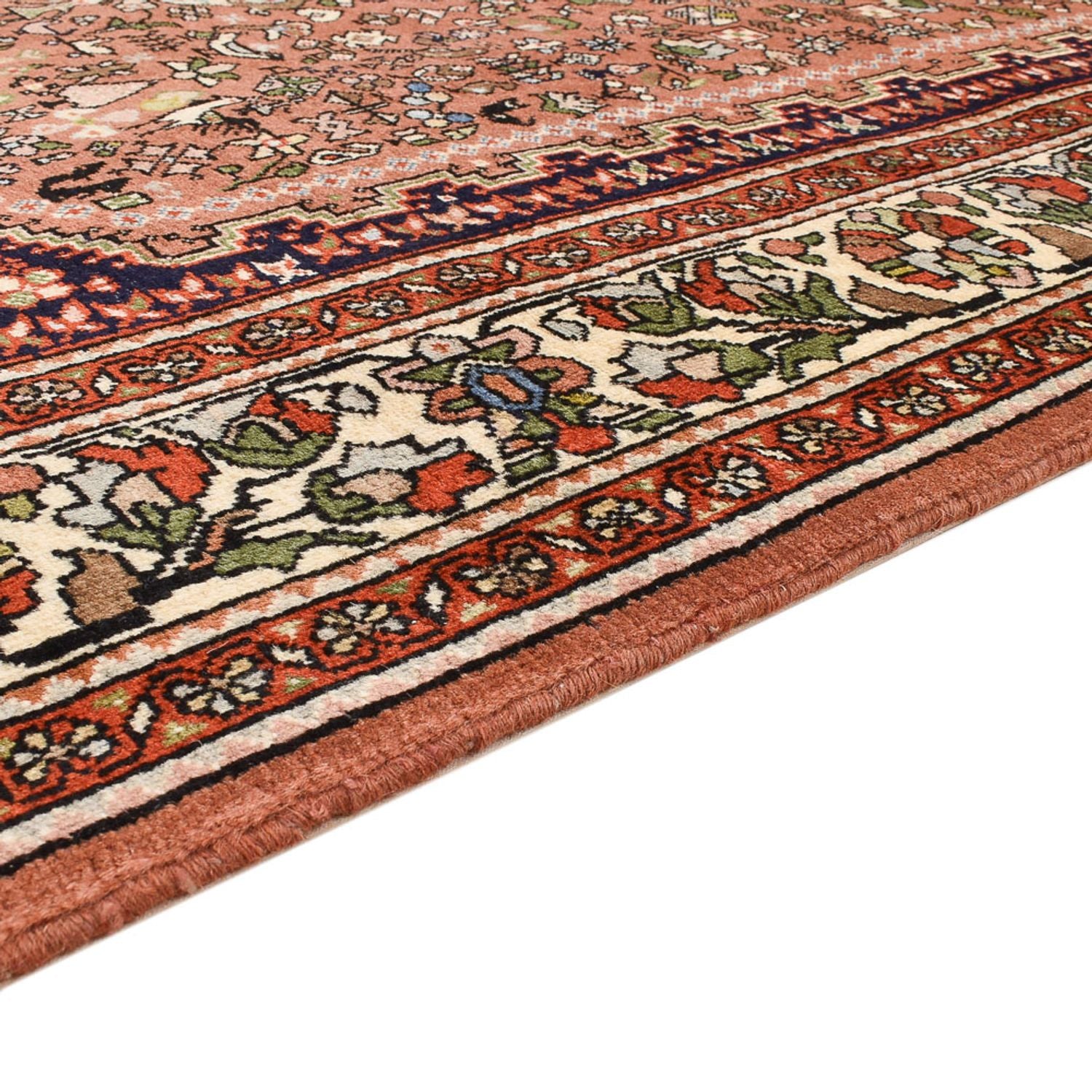 Gabbeh-tæppe - Kashkuli Persisk - 205 x 153 cm - lysrød