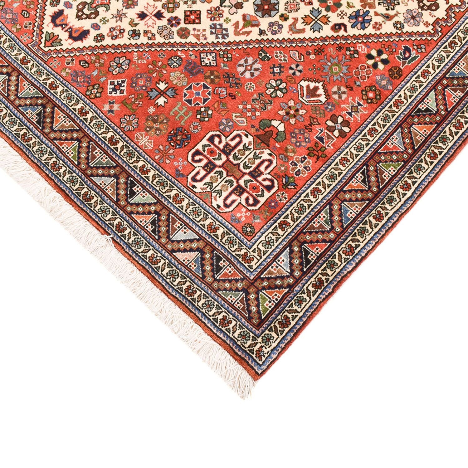 Gabbeh-tæppe - Kashkuli Persisk - 206 x 152 cm - flerfarvet