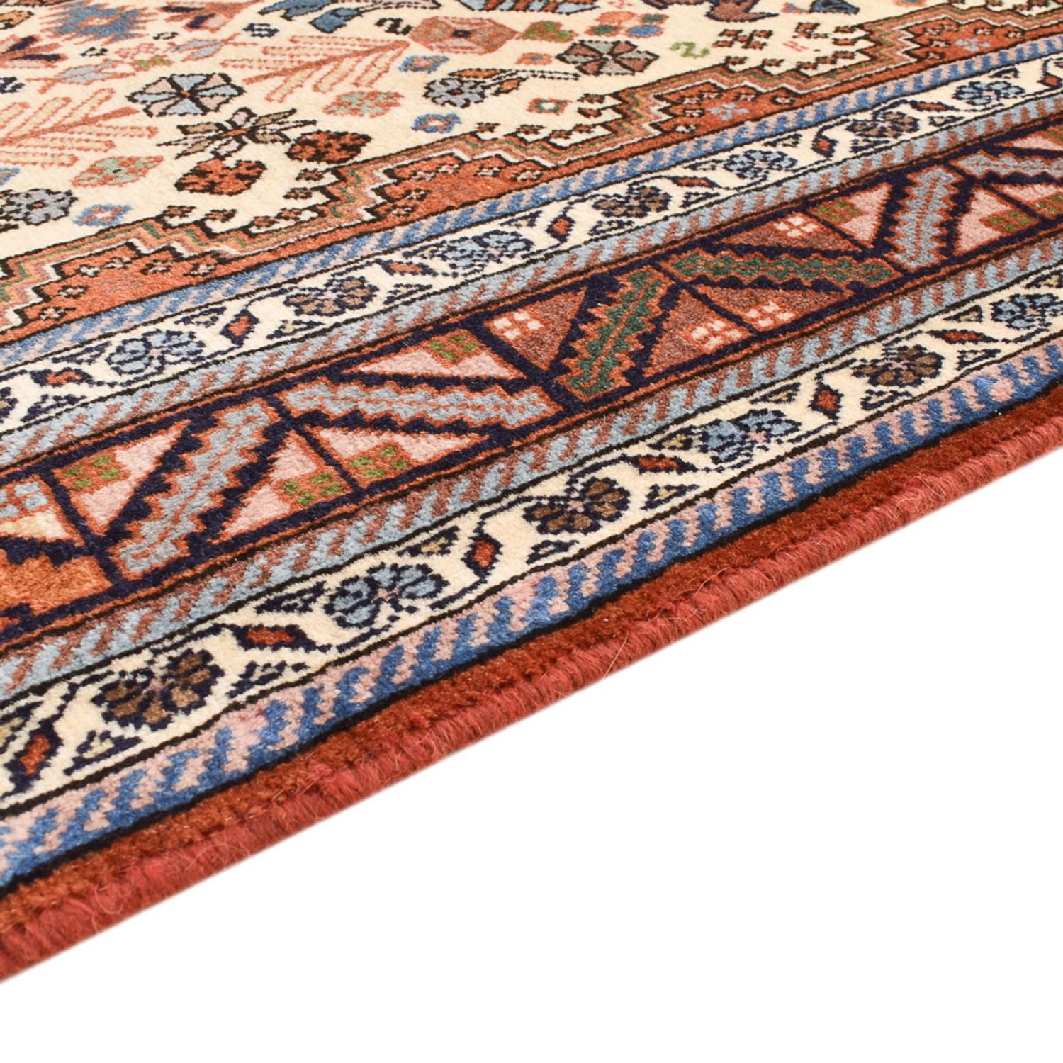 Gabbeh-tæppe - Kashkuli Persisk - 218 x 156 cm - flerfarvet