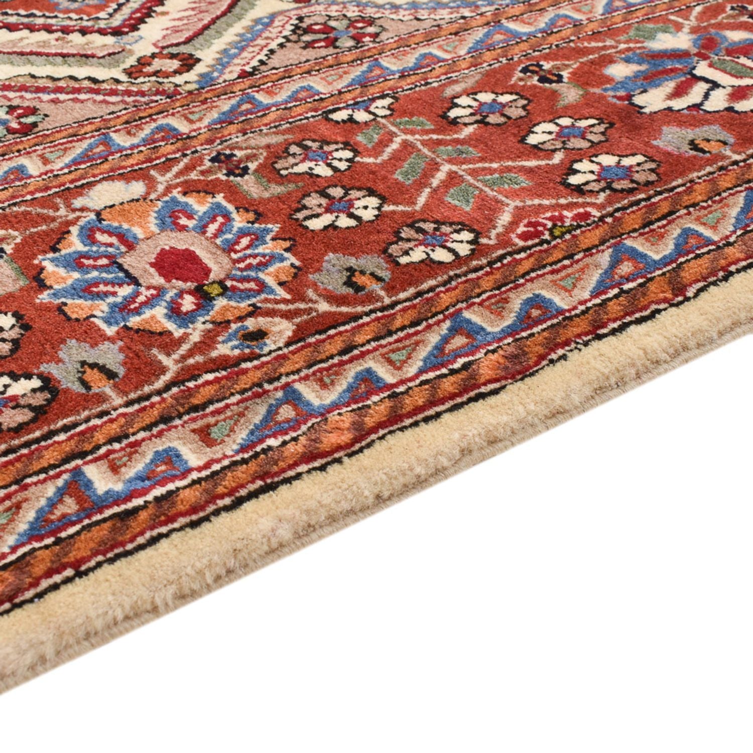 Gabbeh-tæppe - Kashkuli Persisk - 218 x 150 cm - lysrød