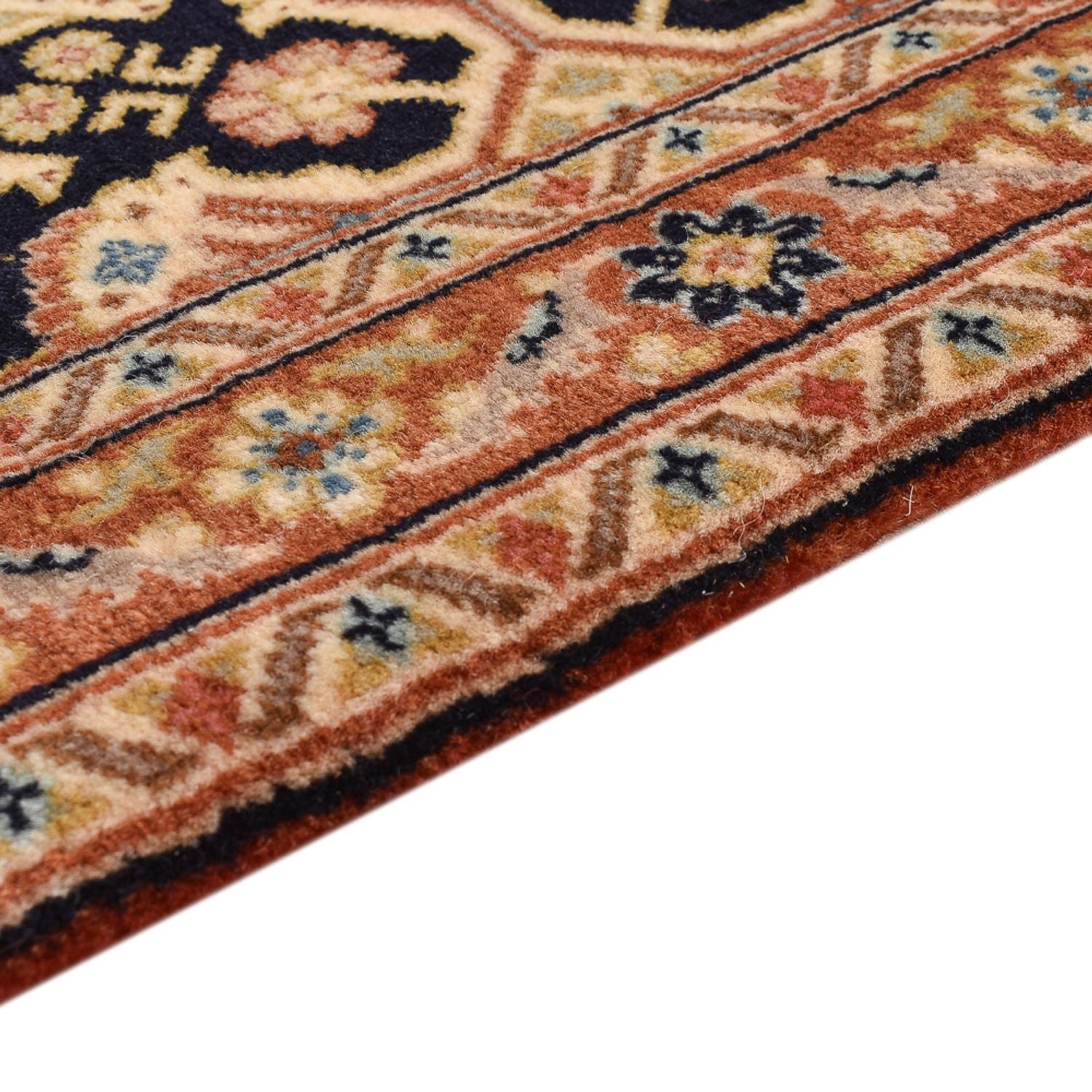 Løber Persisk tæppe - Ghom - Royal - 197 x 51 cm - mørk beige