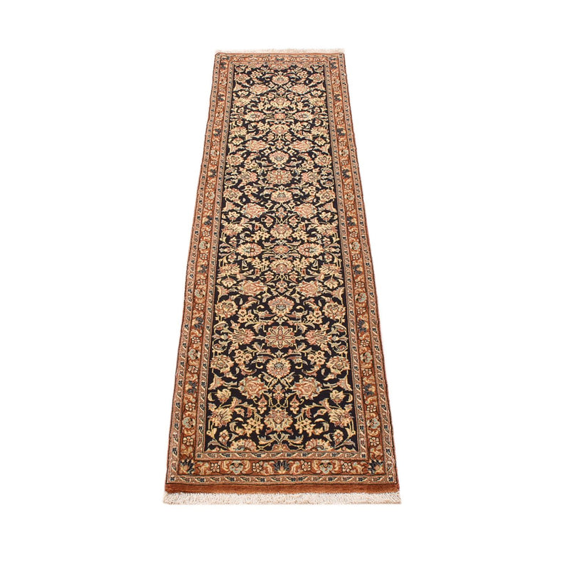 Løber Persisk tæppe - Ghom - Royal - 210 x 50 cm - mørk beige