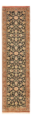 Løber Persisk tæppe - Ghom - Royal - 200 x 50 cm - mørk beige