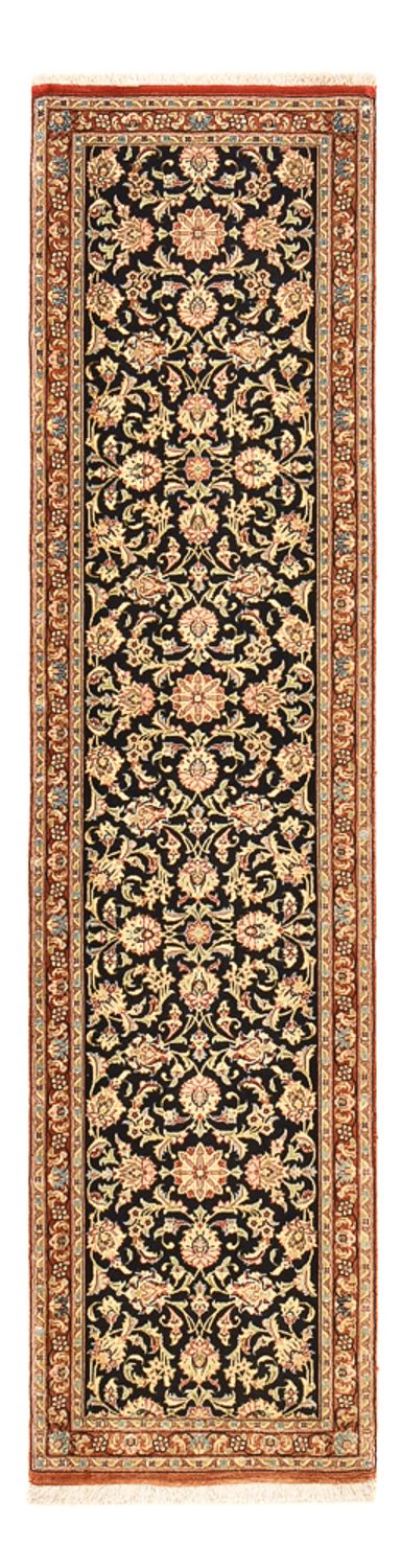 Løber Persisk tæppe - Ghom - Royal - 200 x 50 cm - mørk beige