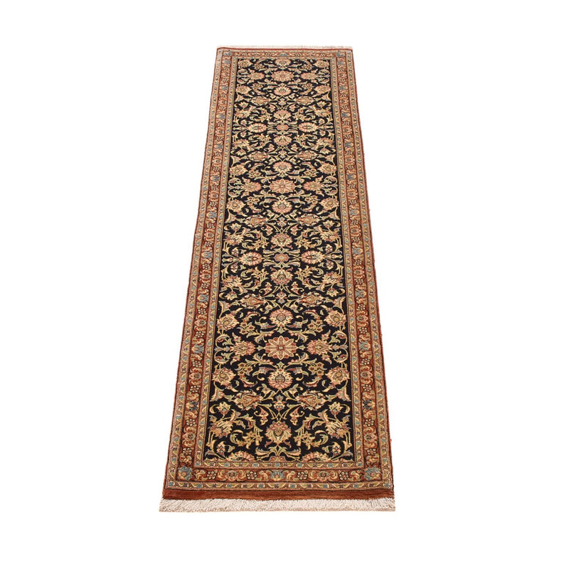 Løber Persisk tæppe - Ghom - Royal - 200 x 50 cm - mørk beige