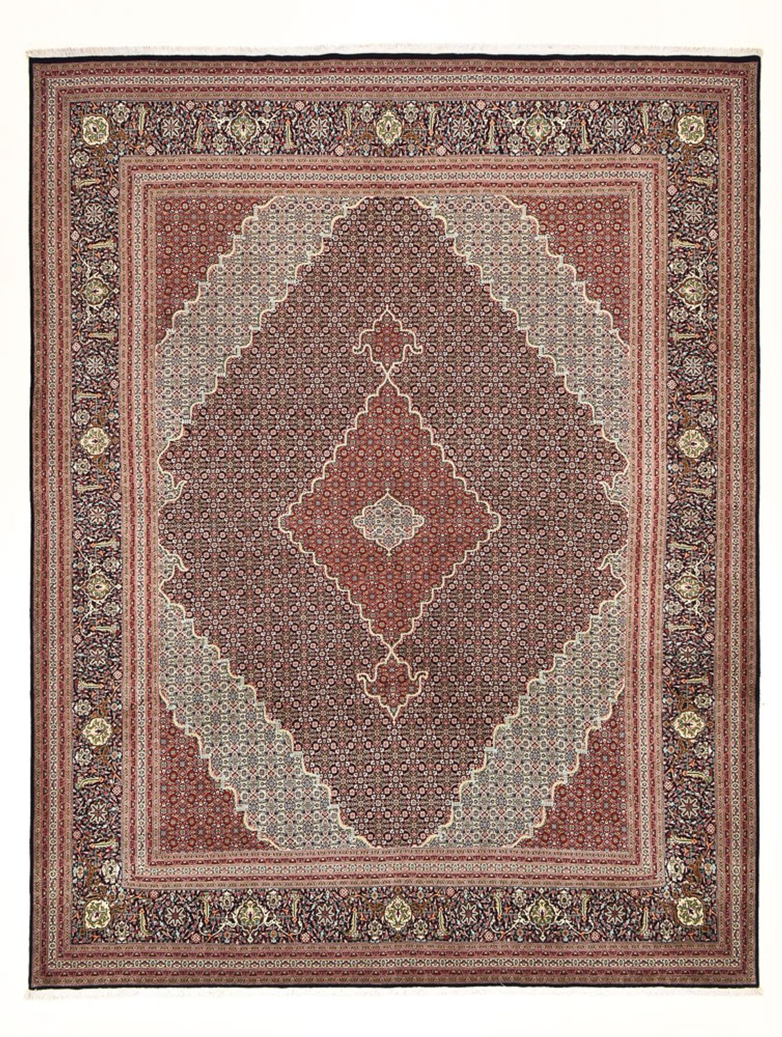 Persisk tæppe - Tabriz - Royal - 396 x 303 cm - rust