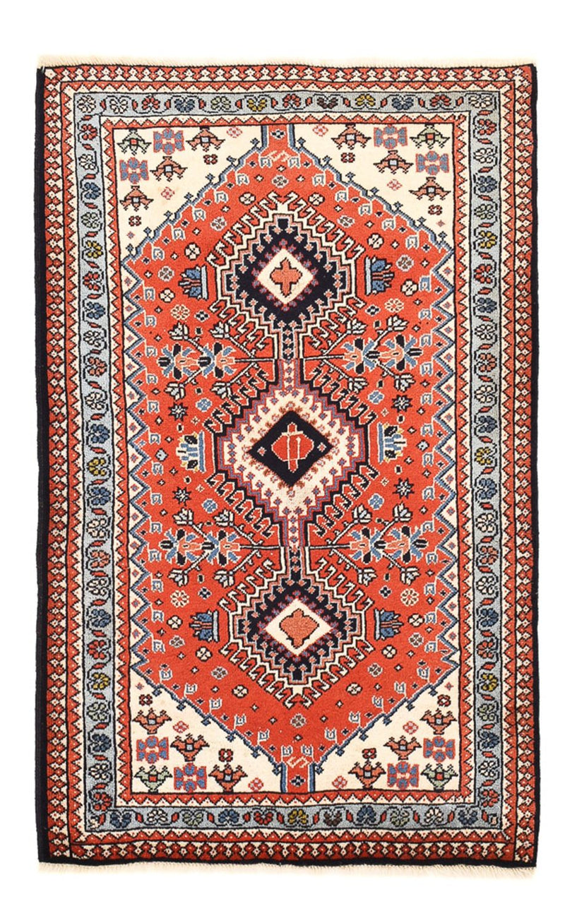 Persisk tæppe - Nomadisk - 121 x 75 cm - rød
