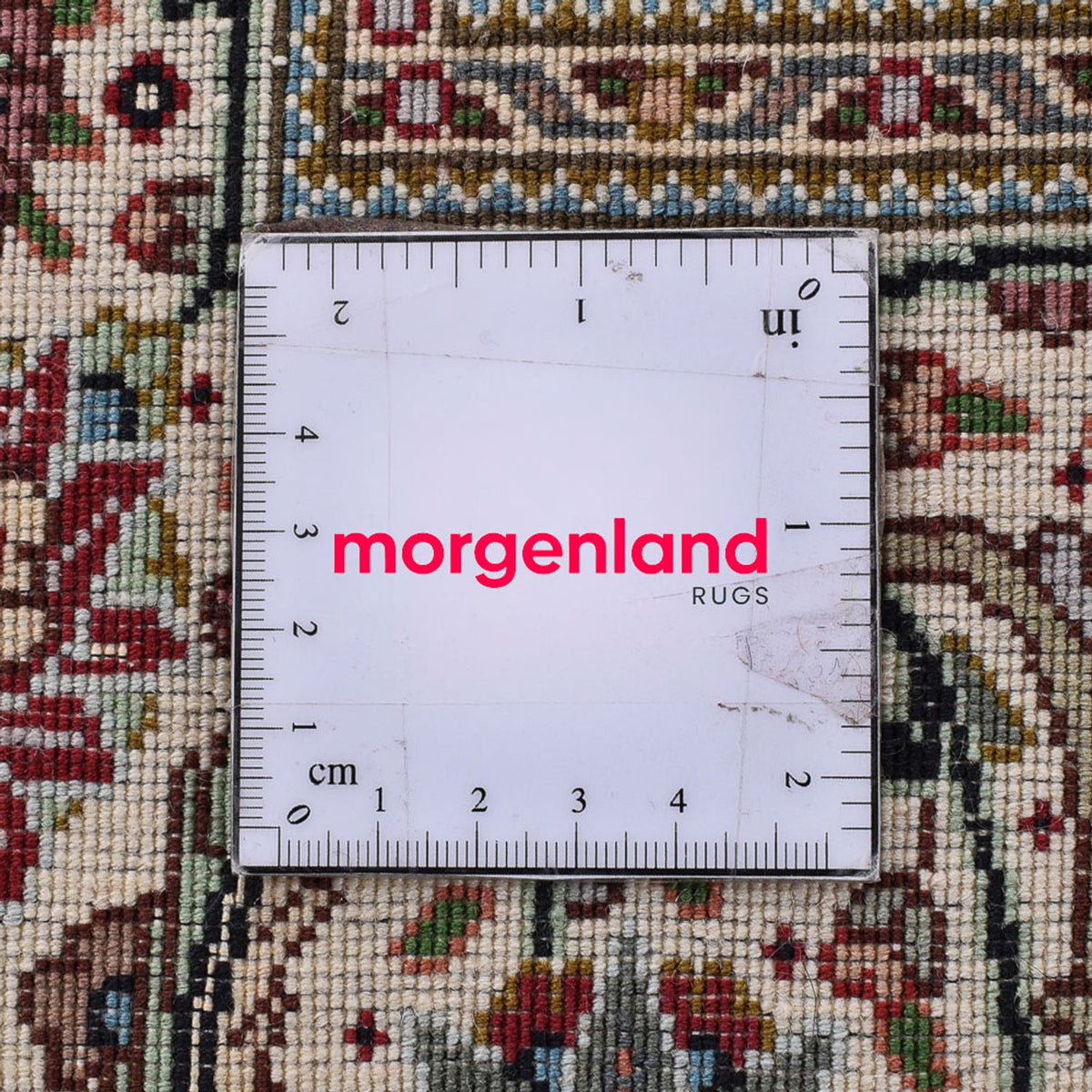 Persisk tæppe - Tabriz - Royal - 351 x 250 cm - bordeaux rød