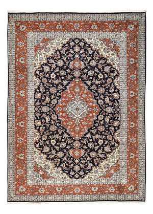 Persisk tæppe - Classic - 343 x 246 cm - mørkeblå