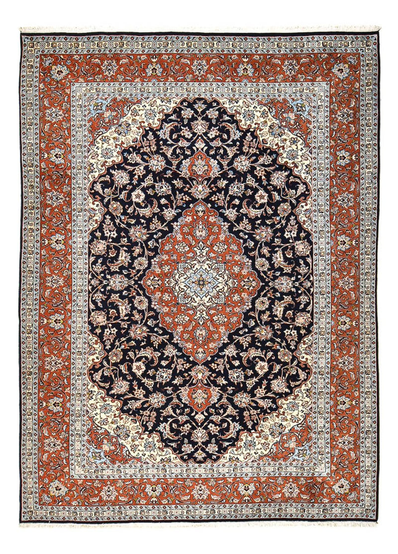 Persisk tæppe - Classic - 343 x 246 cm - mørkeblå