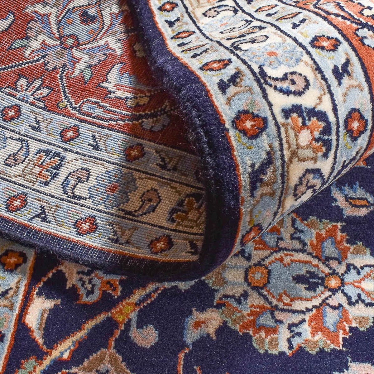 Persisk tæppe - Classic - 337 x 242 cm - mørkeblå