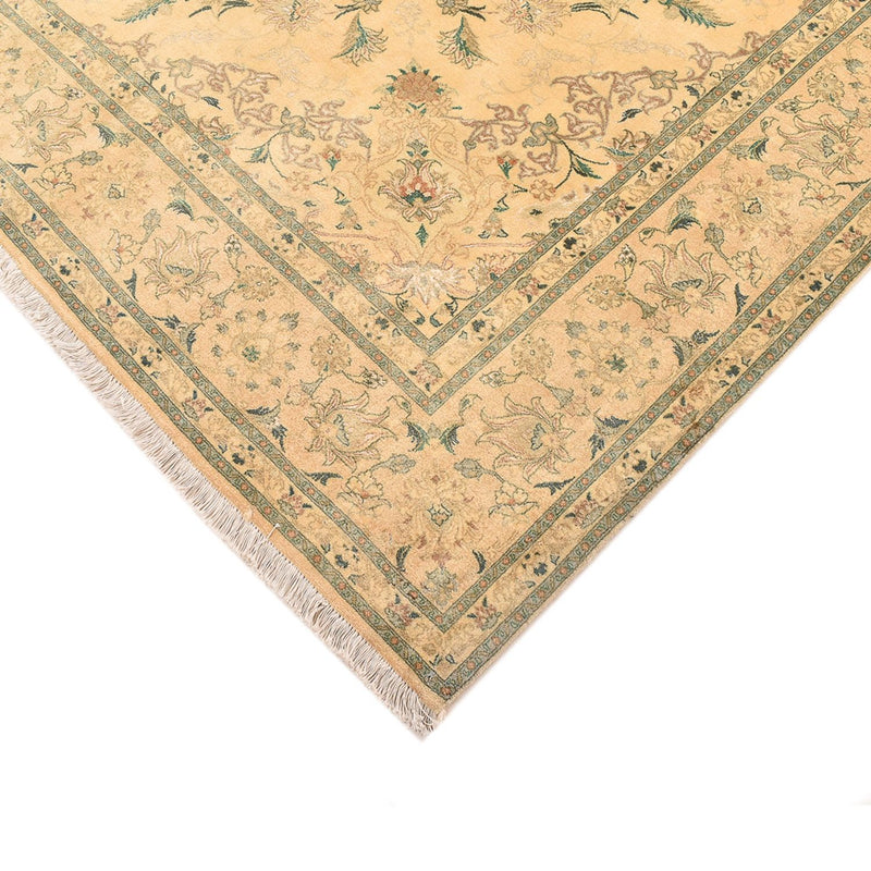 Persisk tæppe - Tabriz - Royal firkantet  - 200 x 190 cm - gul