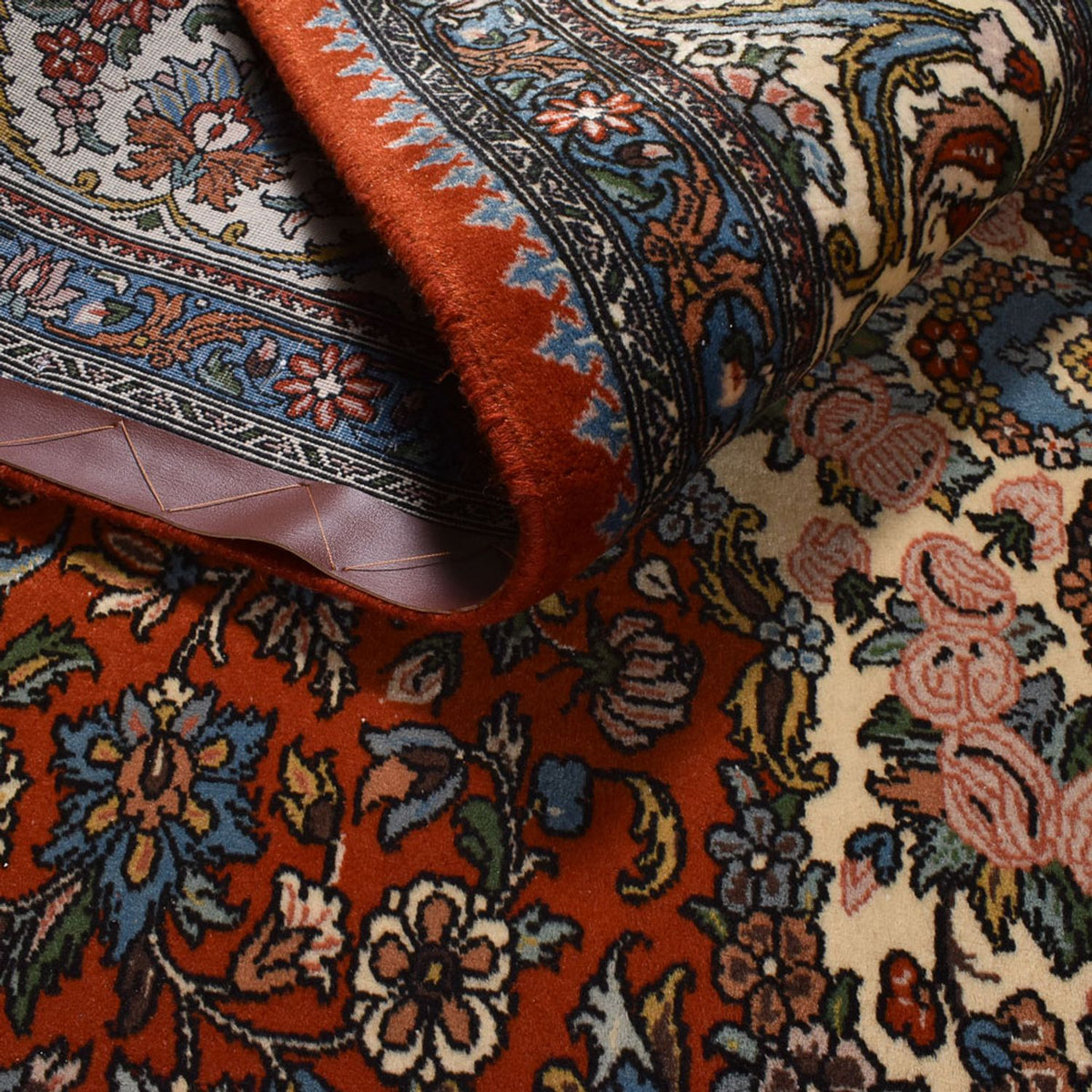 Persisk tæppe - Nomadisk - 316 x 200 cm - mørkerød