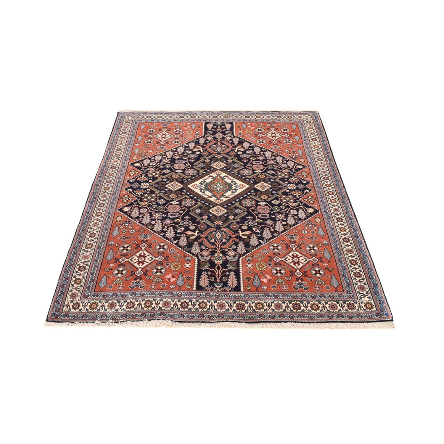Gabbeh-tæppe - Kashkuli Persisk - 203 x 159 cm - flerfarvet