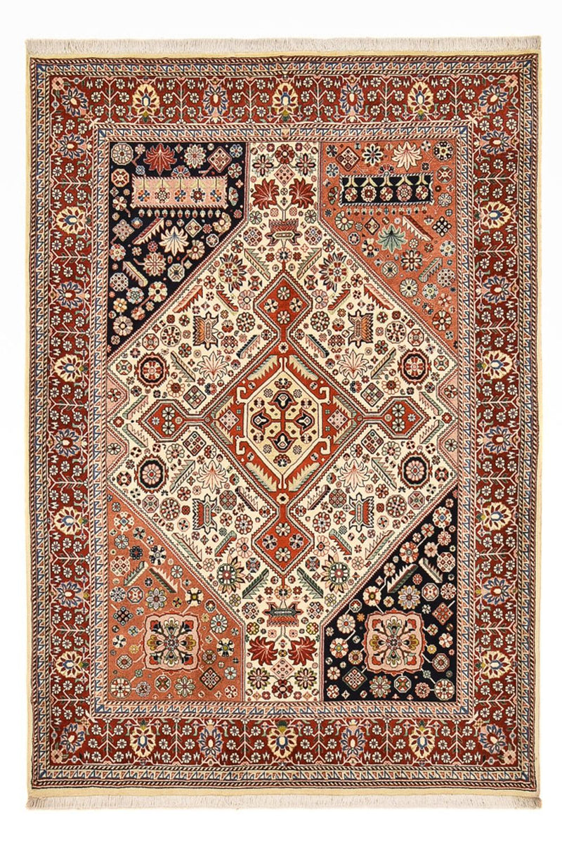Gabbeh-tæppe - Kashkuli Persisk - 215 x 146 cm - flerfarvet