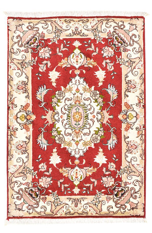Persisk tæppe - Tabriz - Royal - 90 x 58 cm - rød