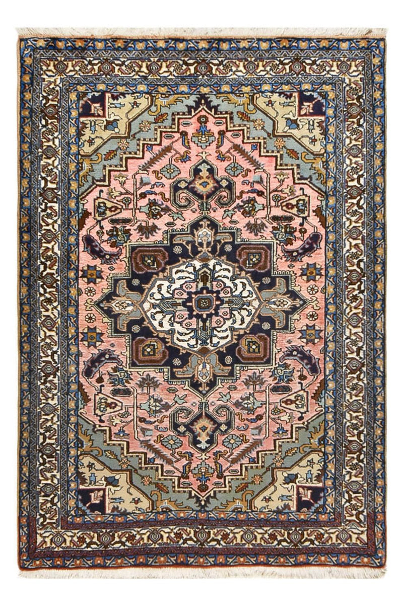 Persisk tæppe - Nomadisk - 196 x 133 cm - lysrød