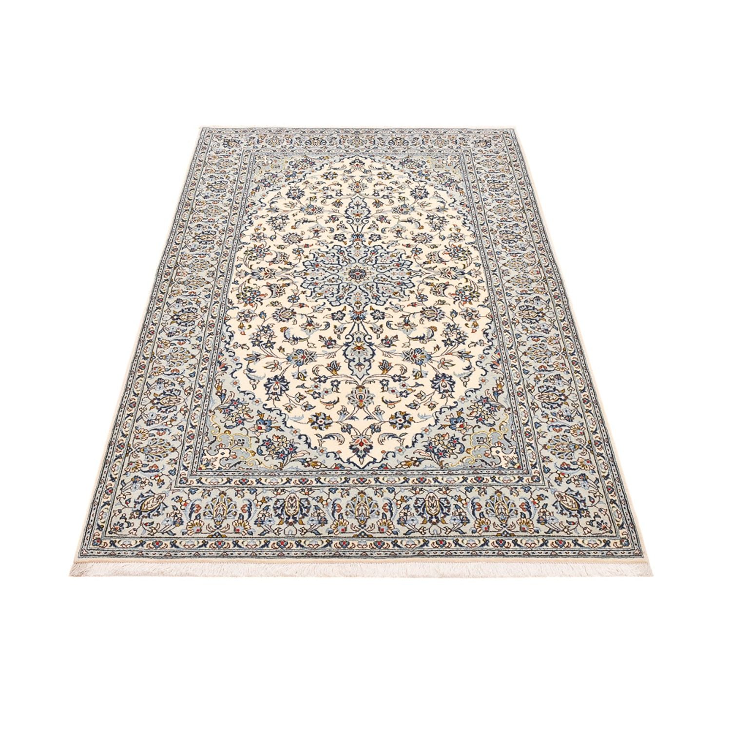 Persisk tæppe - Keshan - 228 x 140 cm - sand