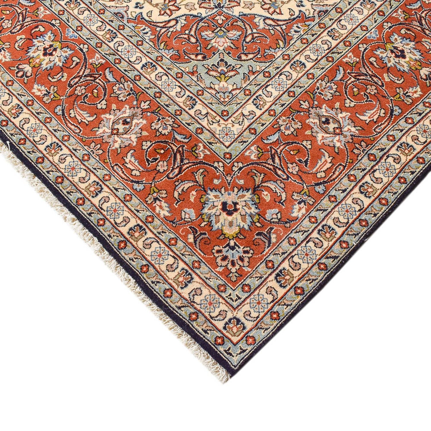 Persisk tæppe - Classic - 345 x 246 cm - mørkeblå