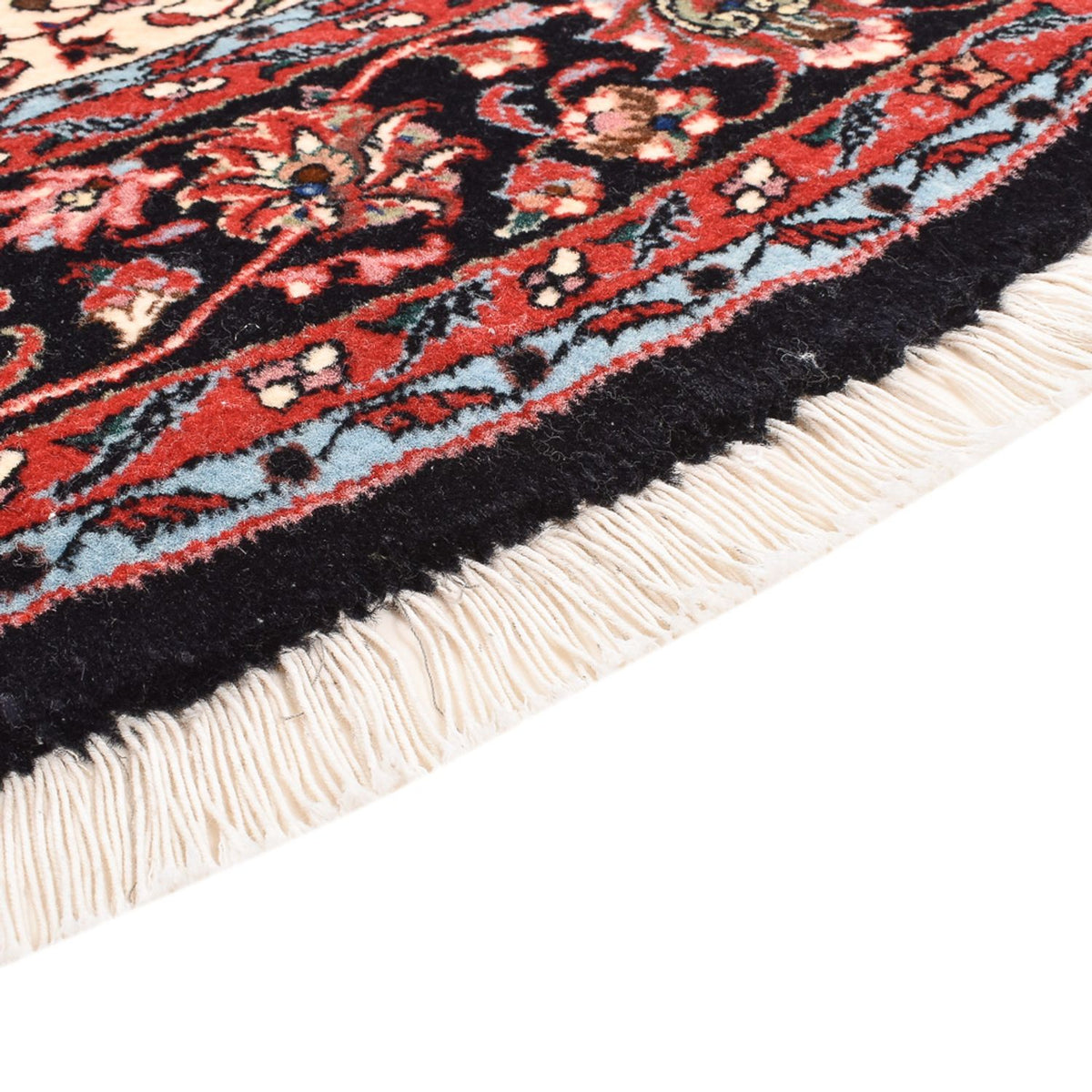 Persisk tæppe - Bijar rundt  - 150 x 150 cm - rød