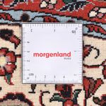 Persisk tæppe - Bijar rundt  - 150 x 150 cm - rød