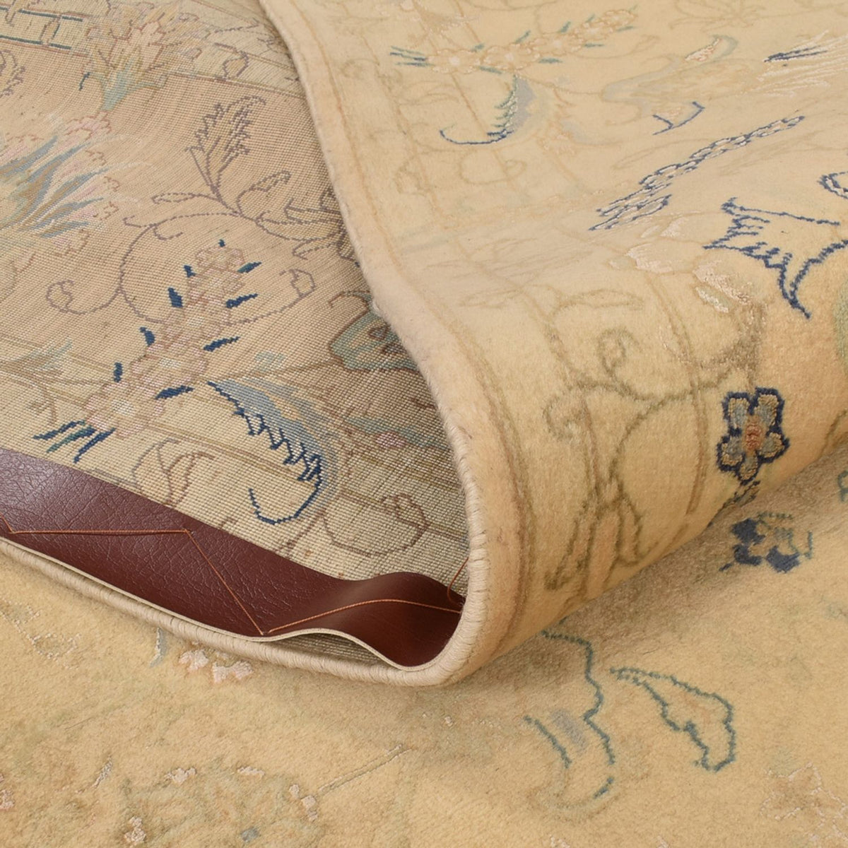 Persisk tæppe - Tabriz - Royal firkantet  - 250 x 244 cm - karamel