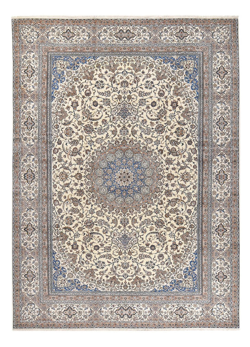 Persisk tæppe - Nain - Premium - 455 x 315 cm - creme