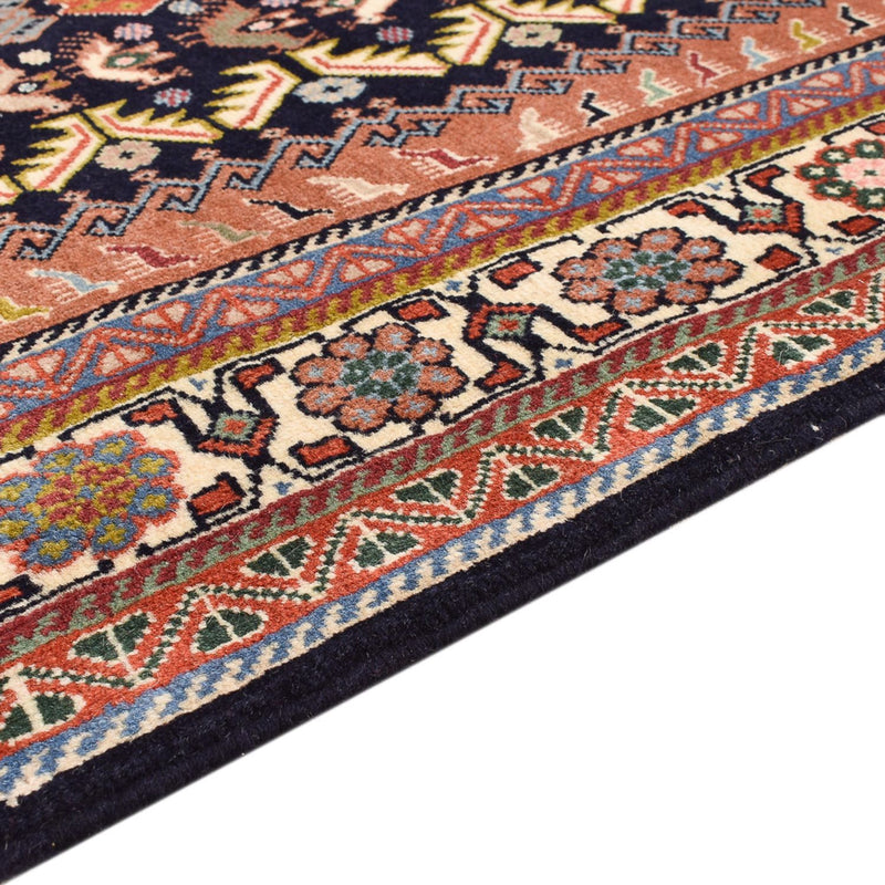 Gabbeh-tæppe - Kashkuli Persisk - 207 x 130 cm - mørkeblå