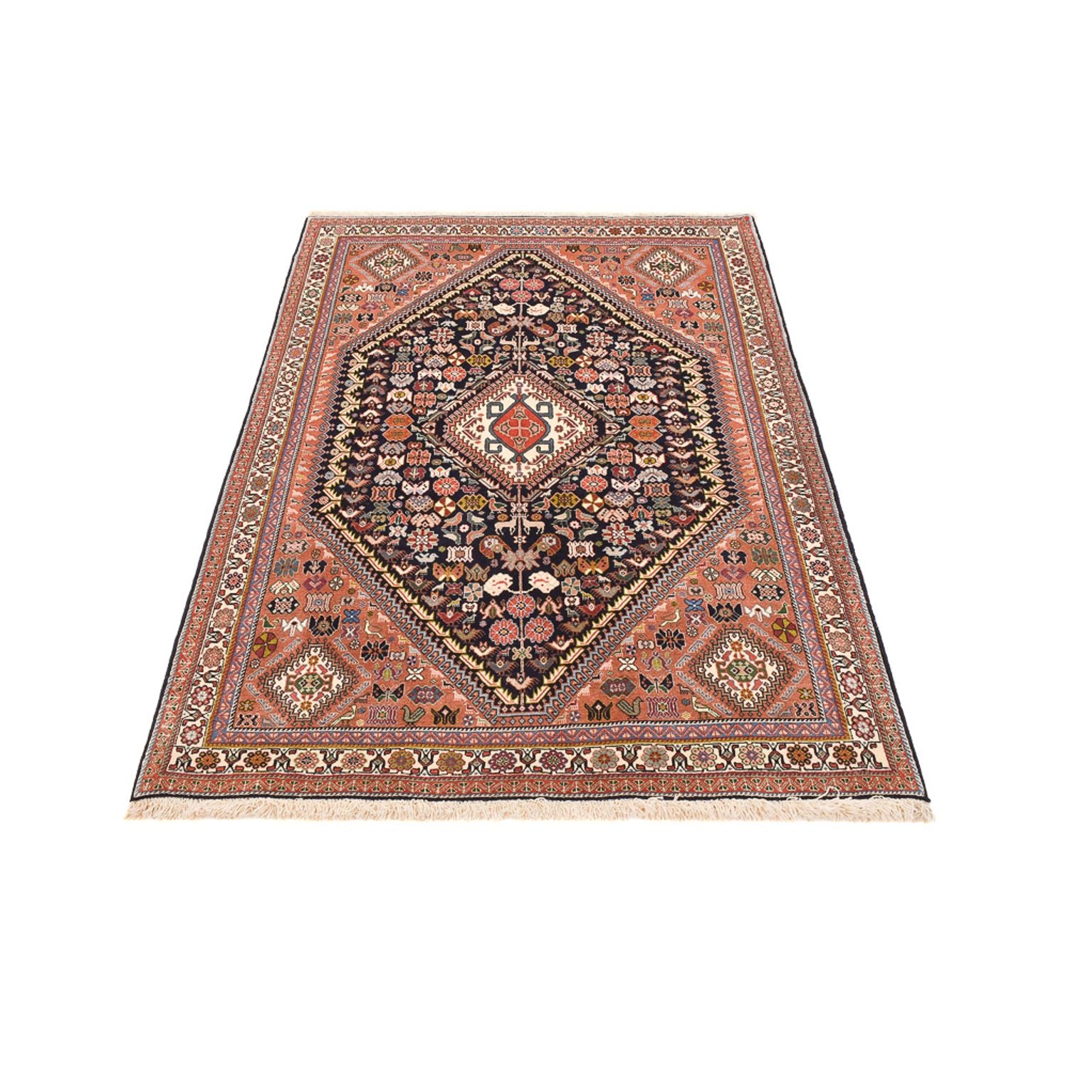 Gabbeh-tæppe - Kashkuli Persisk - 207 x 130 cm - mørkeblå