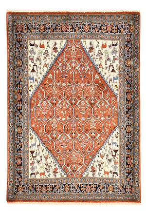 Gabbeh-tæppe - Kashkuli Persisk - 152 x 112 cm - flerfarvet