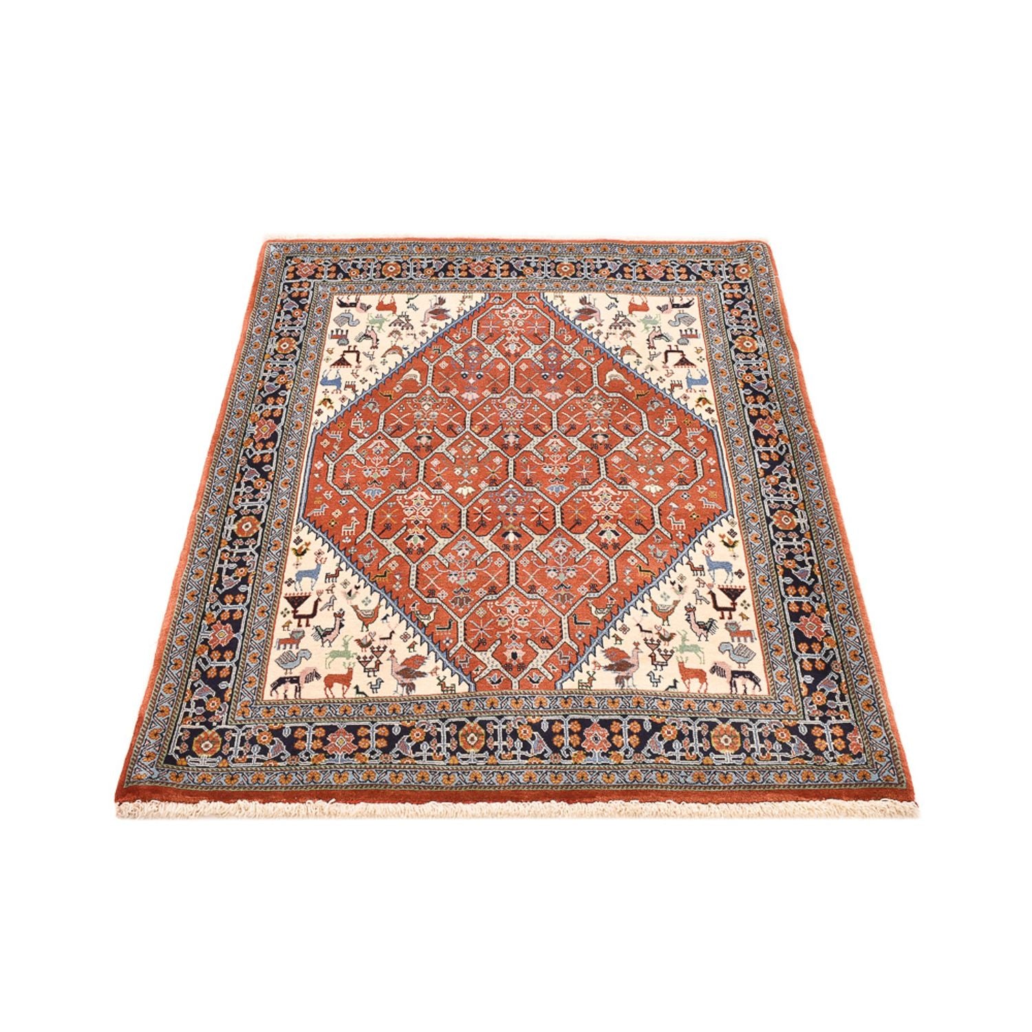 Gabbeh-tæppe - Kashkuli Persisk - 152 x 112 cm - flerfarvet
