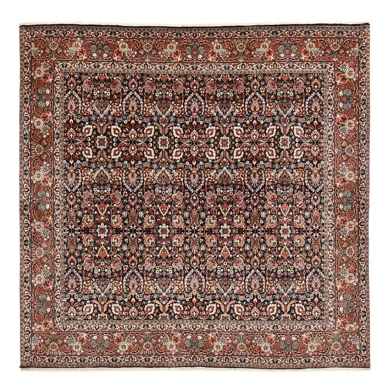 Persisk tæppe - Bijar firkantet  - 252 x 252 cm - rust