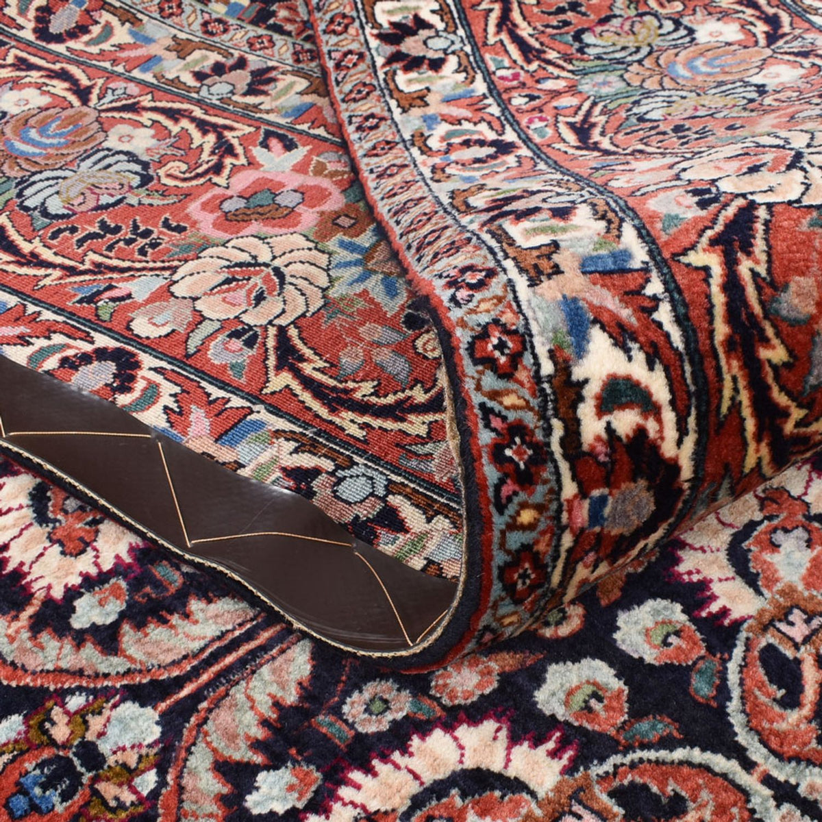 Persisk tæppe - Bijar firkantet  - 252 x 252 cm - rust