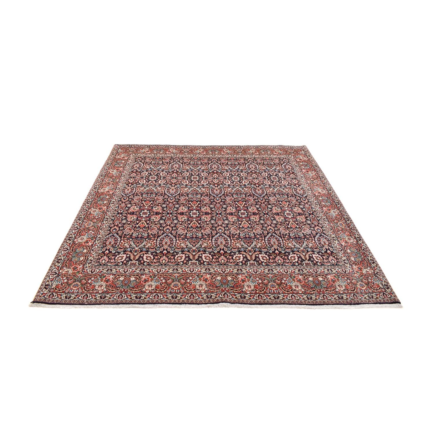 Persisk tæppe - Bijar firkantet  - 252 x 252 cm - rust