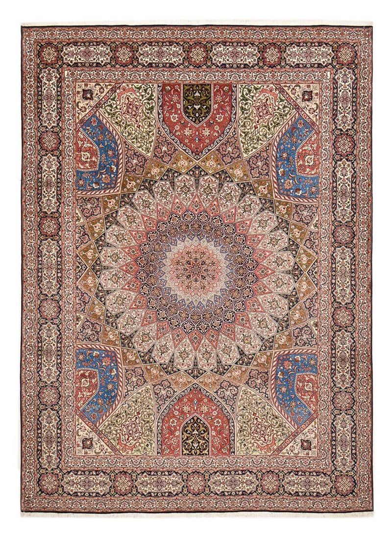 Persisk tæppe - Tabriz - Royal - 411 x 302 cm - flerfarvet