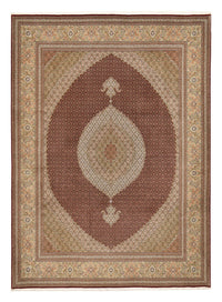 Persisk tæppe - Tabriz - Royal - 407 x 301 cm - mørk beige