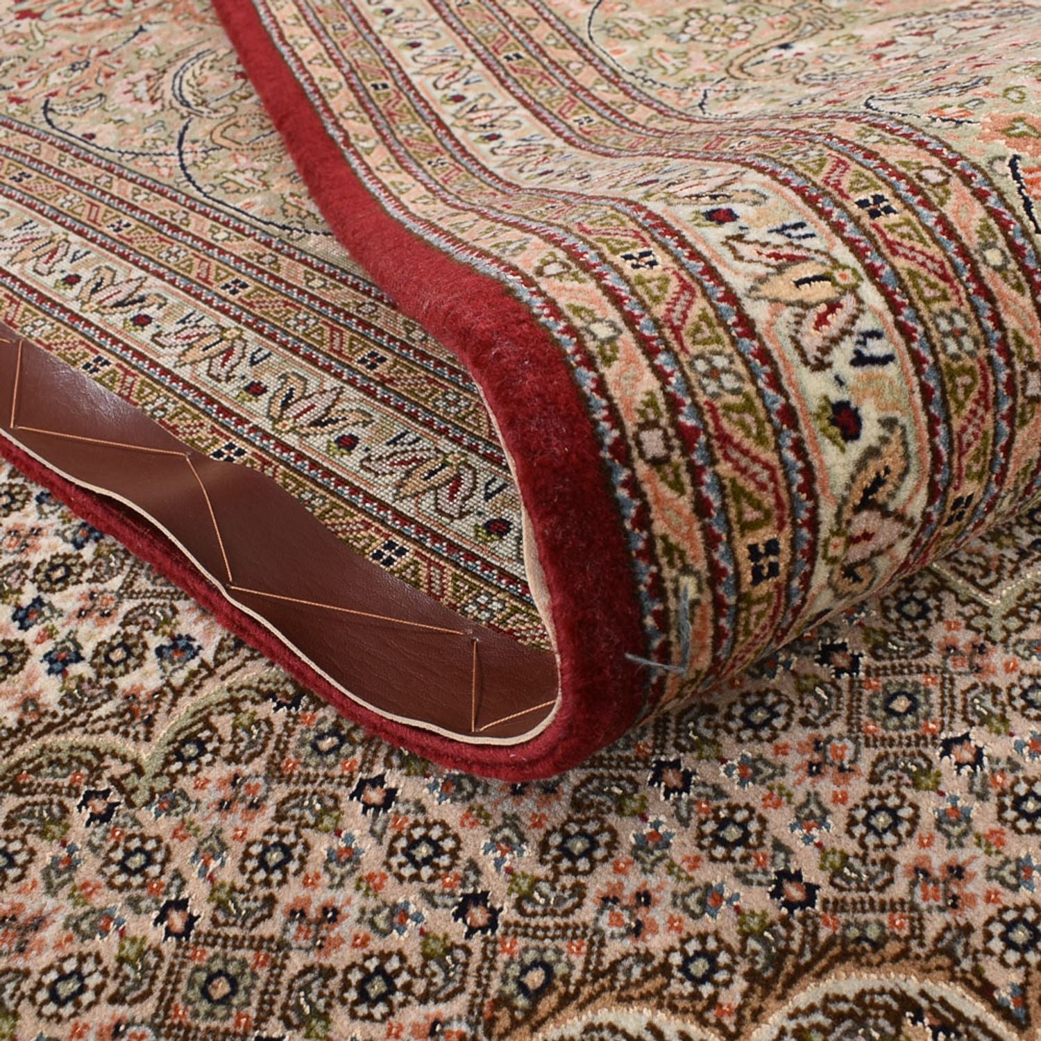 Persisk tæppe - Tabriz - Royal - 407 x 301 cm - mørk beige
