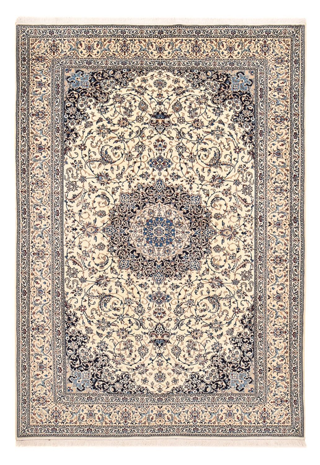 Persisk tæppe - Nain - Premium - 306 x 200 cm - sand