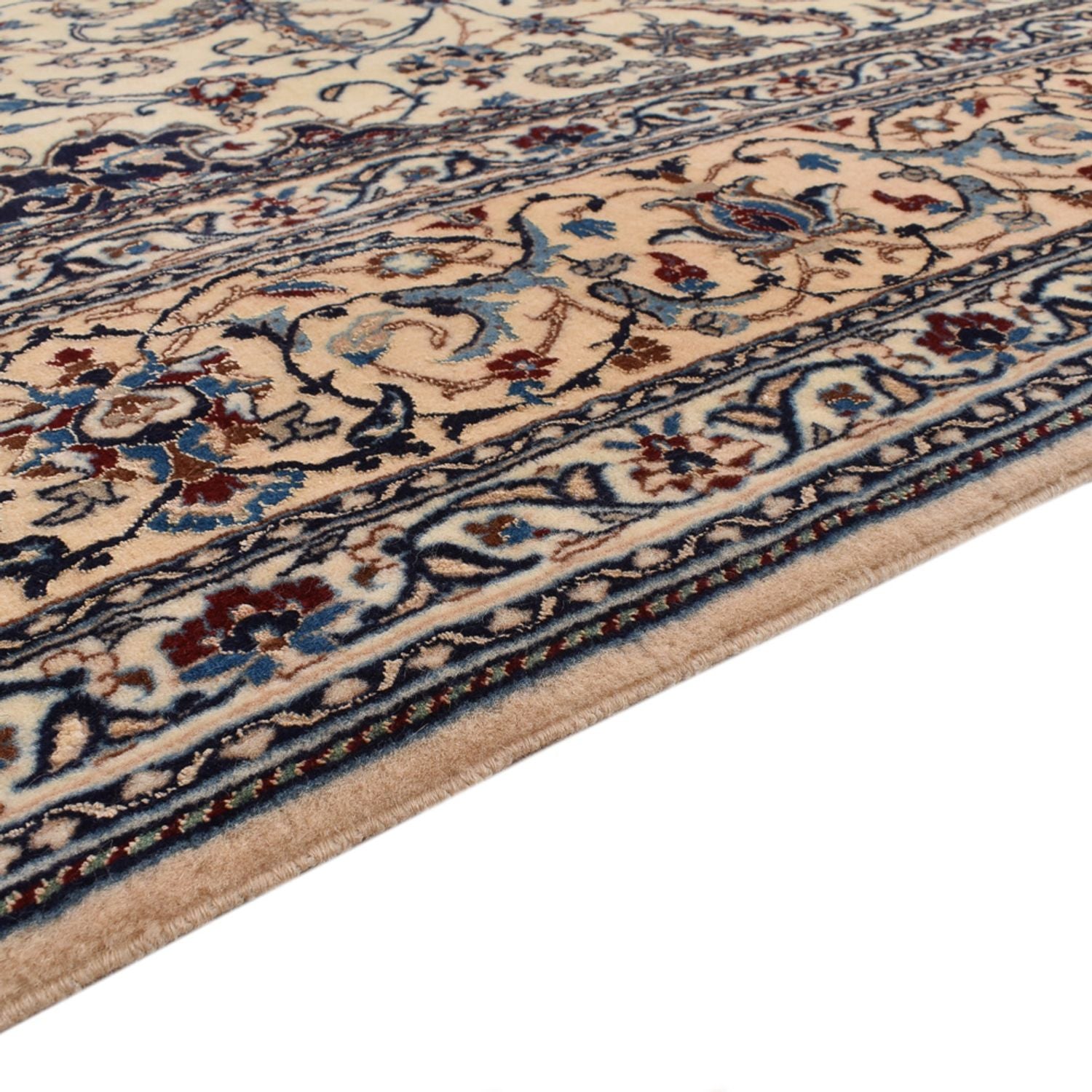 Persisk tæppe - Nain - Premium - 306 x 200 cm - sand