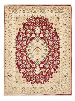 Persisk tæppe - Tabriz - Royal - 210 x 153 cm - rød
