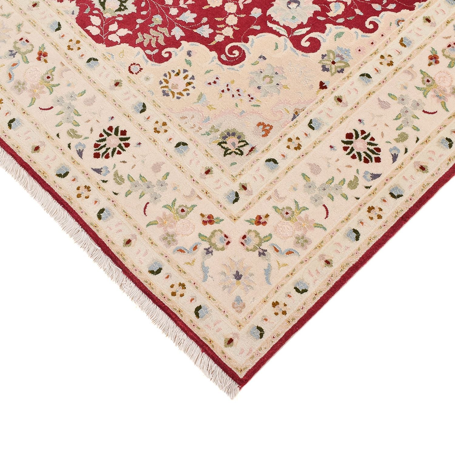 Persisk tæppe - Tabriz - Royal - 210 x 153 cm - rød