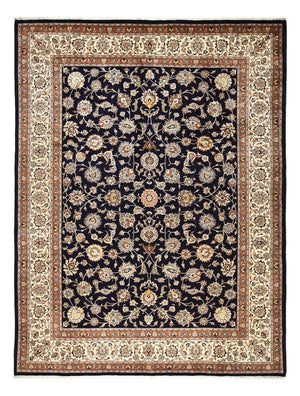 Persisk tæppe - Classic - Royal - 396 x 300 cm - mørkeblå